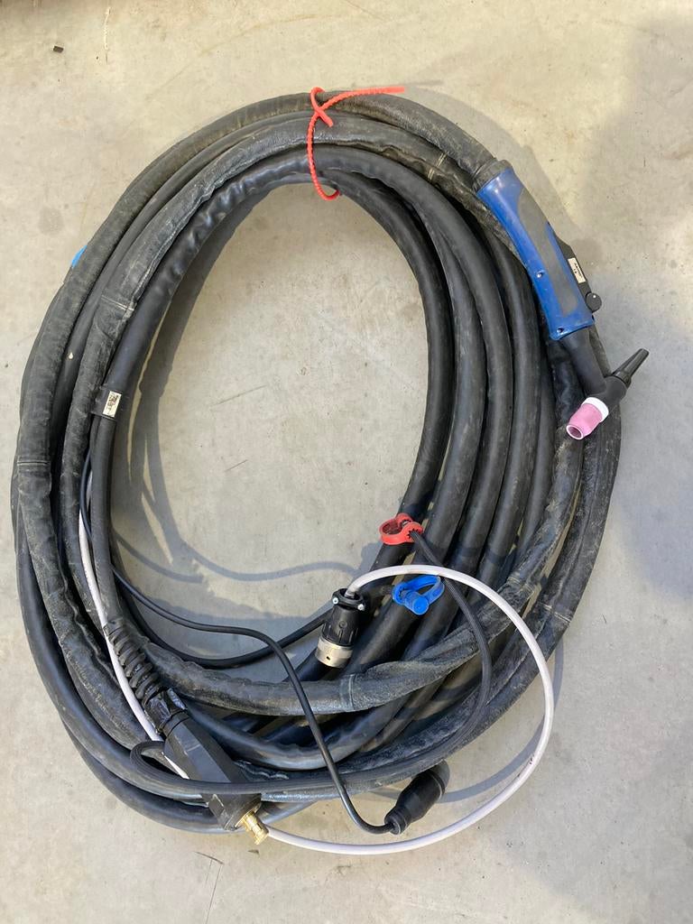 Abicor Binzel Abitig 18 Tig slangenpakket 16 meter!, Ophalen of Verzenden, Gebruikt, 150 tot 250 ampère, Tig