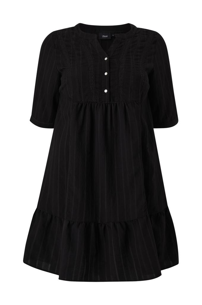 Nieuw zonder kaartjes Zwarte ZIZZI zomerjurk maat L, Zwart, Maat 42/44 (L), Nieuw, Ophalen of Verzenden