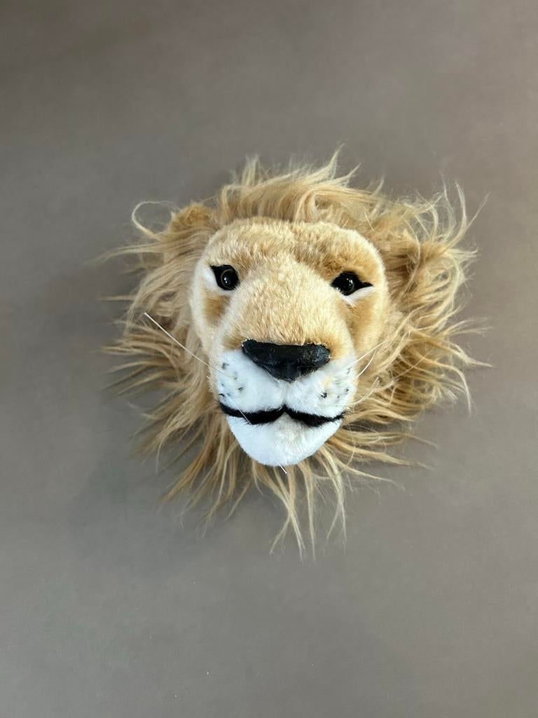Leuke Leeuwenkop Knuffel voor aan de Muur, Kinderen en Baby's, Speelgoed | Knuffels en Pluche, Ophalen, Zo goed als nieuw, Overige typen