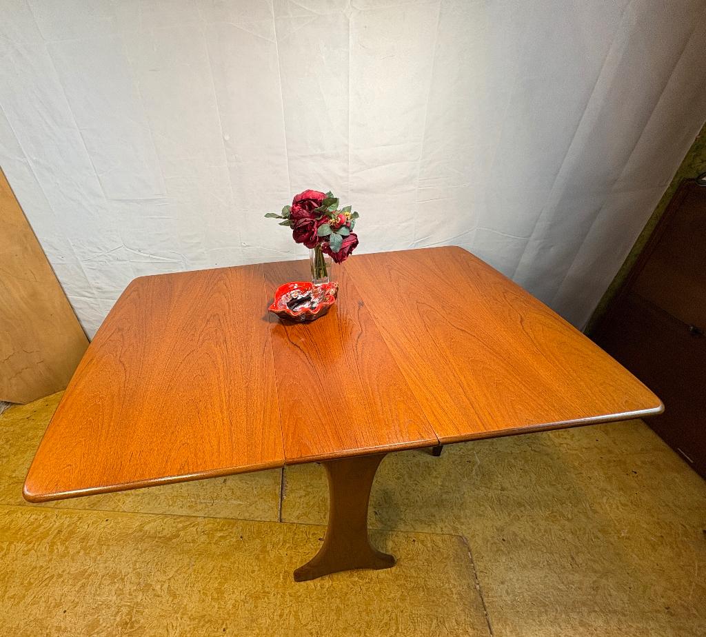 Gratis bezorging!MidCentury RetroVintageTeakeettafelG Plan60, Mid century retro vintage teak eettafel GPlan 1960, Gebruikt, 100 tot 150 cm