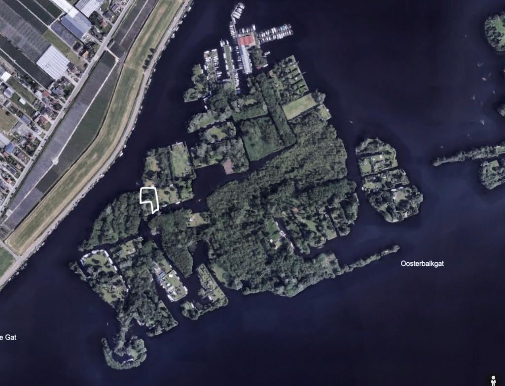 Eiland in Westeinderplassen 730 m2, perceel #1739, Ophalen, Gebruikt