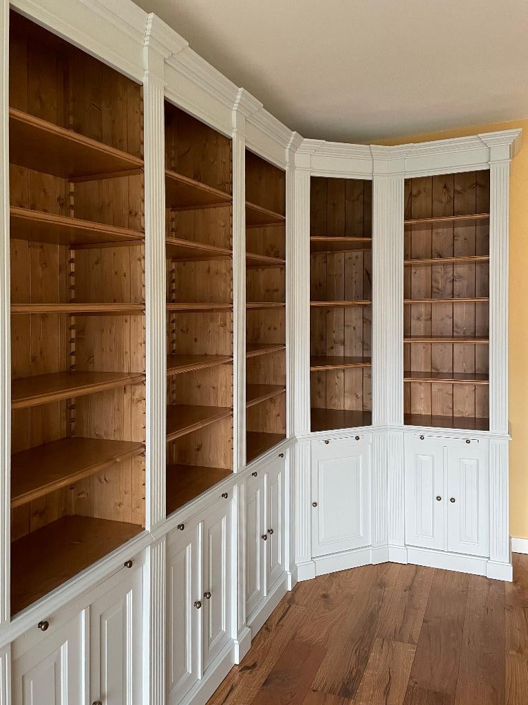 Hoekkast Kamer Ensuite Kast Boekenkast op Maat Massief Hout, Industriestraat 19B, 7005 AN Doetinchem, Glas, Met deur(en), Inndoors