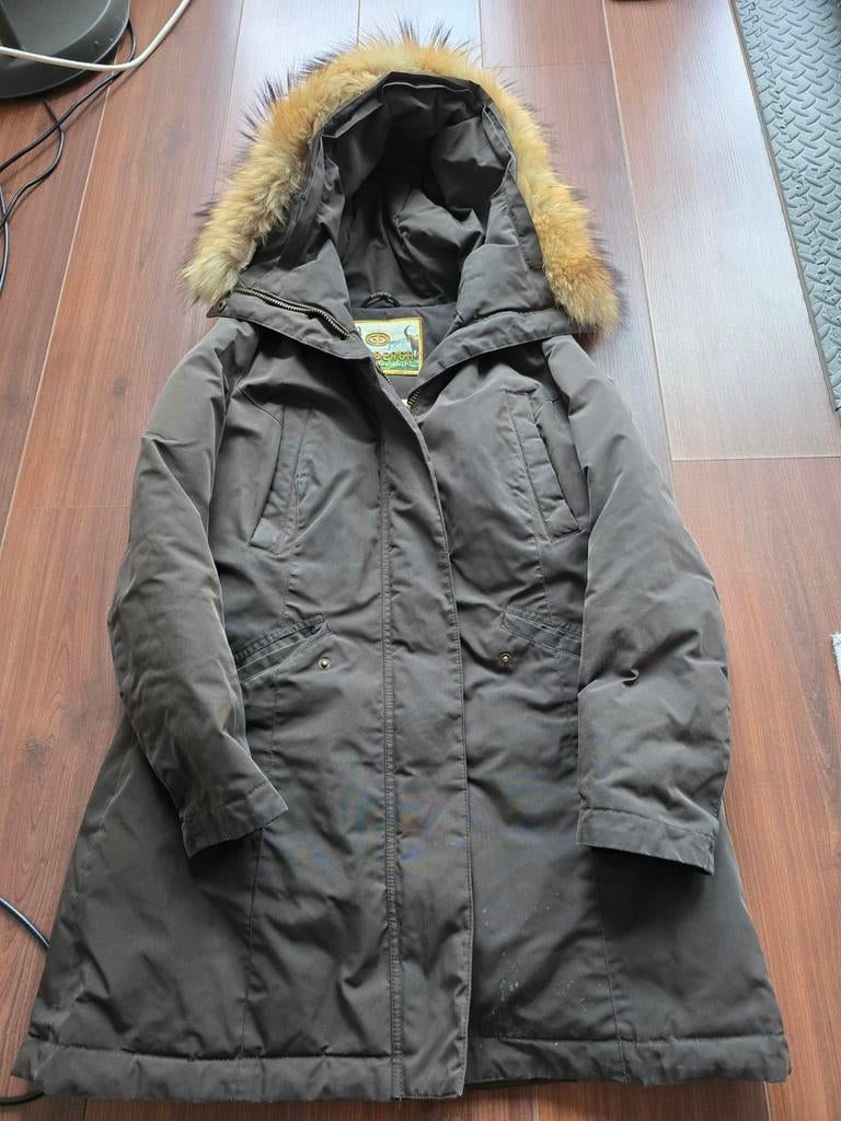 Goldbergh Winterjas met Bontkraag - Maat 44, Bruin, Maat 42/44 (L), Ophalen of Verzenden, Gedragen