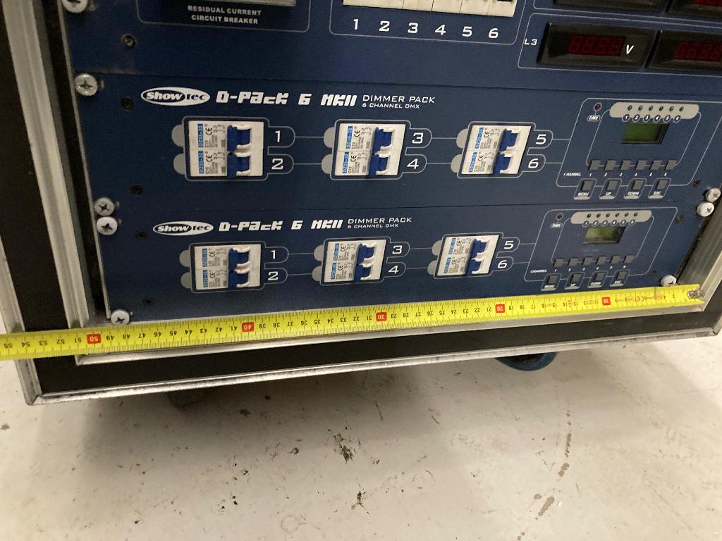 2x showtec D-pack 6 mk II dimmer, Ophalen of Verzenden, Gebruikt, Licht