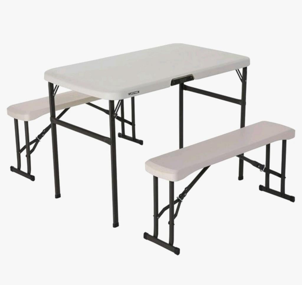 Lifetime opklapbare picknickset, Caravans en Kamperen, Zaklampen, Nieuw, Accu, Ophalen of Verzenden