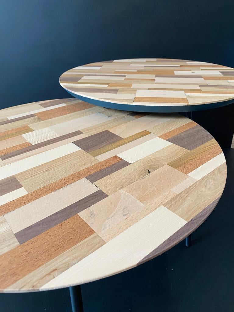 Vele verschillende unieke handgemaakte salontafels, 50 tot 100 cm, Design, Rond, Nieuw
