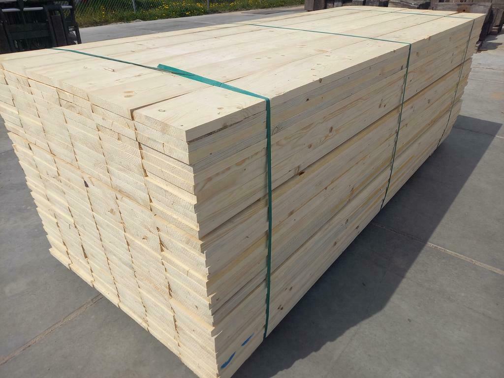 Nieuwe vuren planken   steigerplanken steigerhout  planken, Doe-het-zelf en Verbouw, Hout en Planken, Zo goed als nieuw, Plank