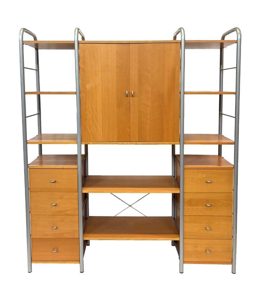 Vintage Ikea Niklas Kast, Rutger Andersson Wandkast Modulair, Ophalen, Met plank(en), Gebruikt, Minder dan 100 cm