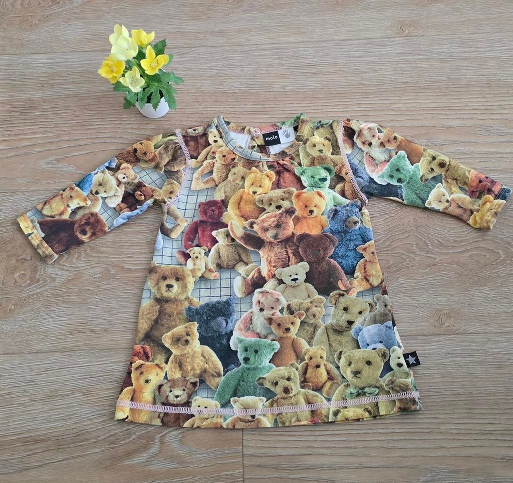 Jurkje met teddyberen Molo, Jurkje of Rokje, Ophalen of Verzenden, Zo goed als nieuw, Molo