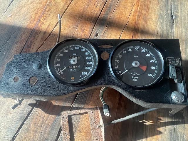 Jaguar E-Type dashboard met snelheidsmeter tot 260 km/h lhd, Ophalen of Verzenden, Gebruikt, Jaguar