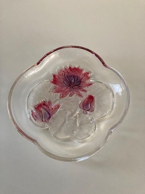 PRACHTIG Walther Glass schaaltje  waterlelies, Ophalen of Verzenden
