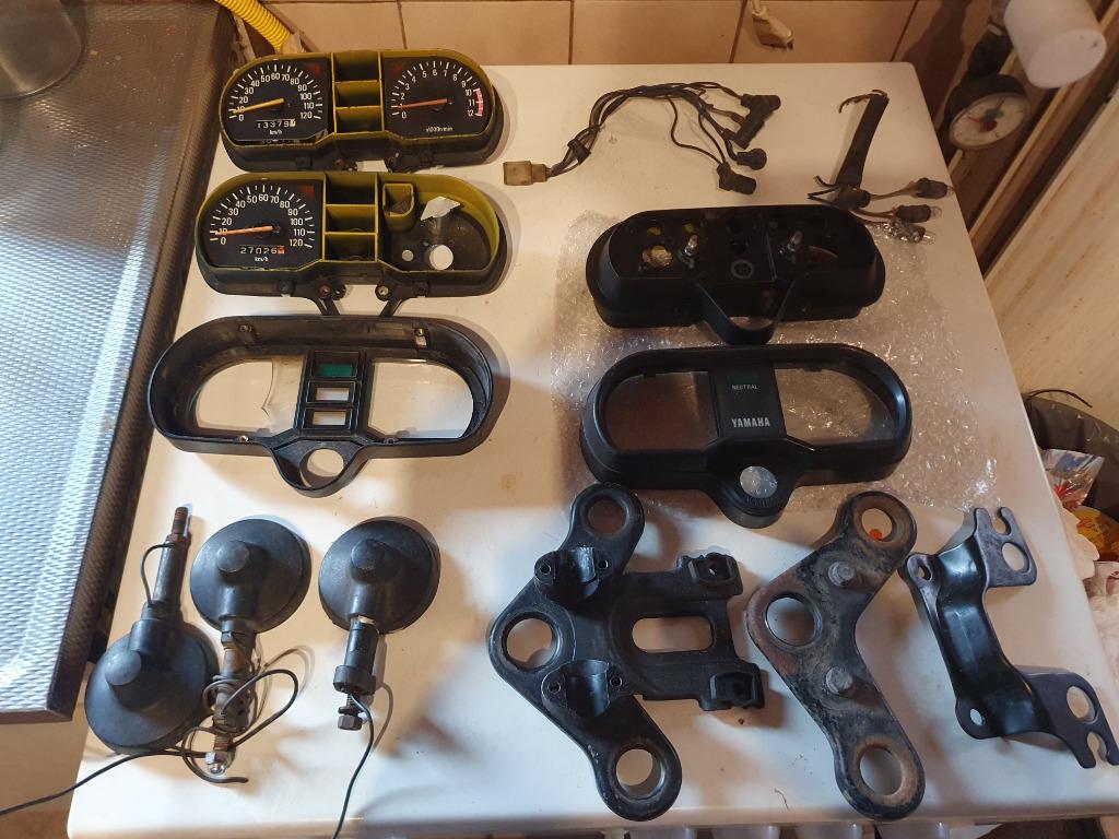 Yamaha RD 50 Tellerbehuizing MX RD50 RD50MX RD80 COCKPIT, Ophalen of Verzenden, Gebruikt, Koplamp, Yamaha