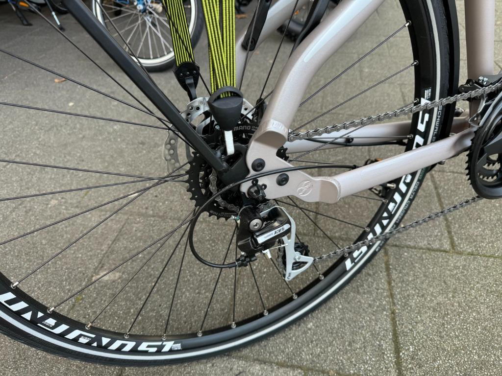 Ghost Square Trekking Dames GRIJS NU VAN 899 naar 499 A-Merk, Fietsen en Brommers, 28 inch, Nieuw, Meer dan 20 versnellingen, Ophalen