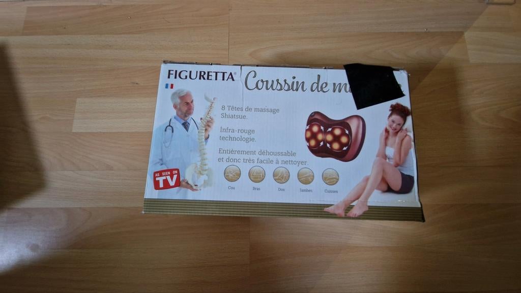 Figuretta massage kussen, Ophalen