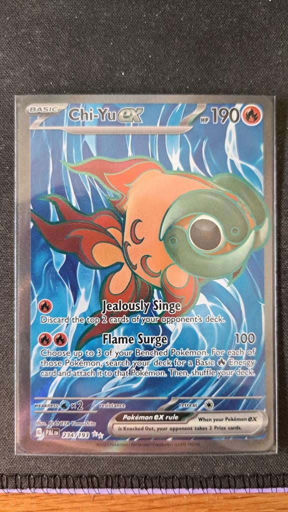 Chi-yu ex Paldean Evolved PAL 234 Pokémon, Verzenden, Nieuw, Losse kaart, Foil