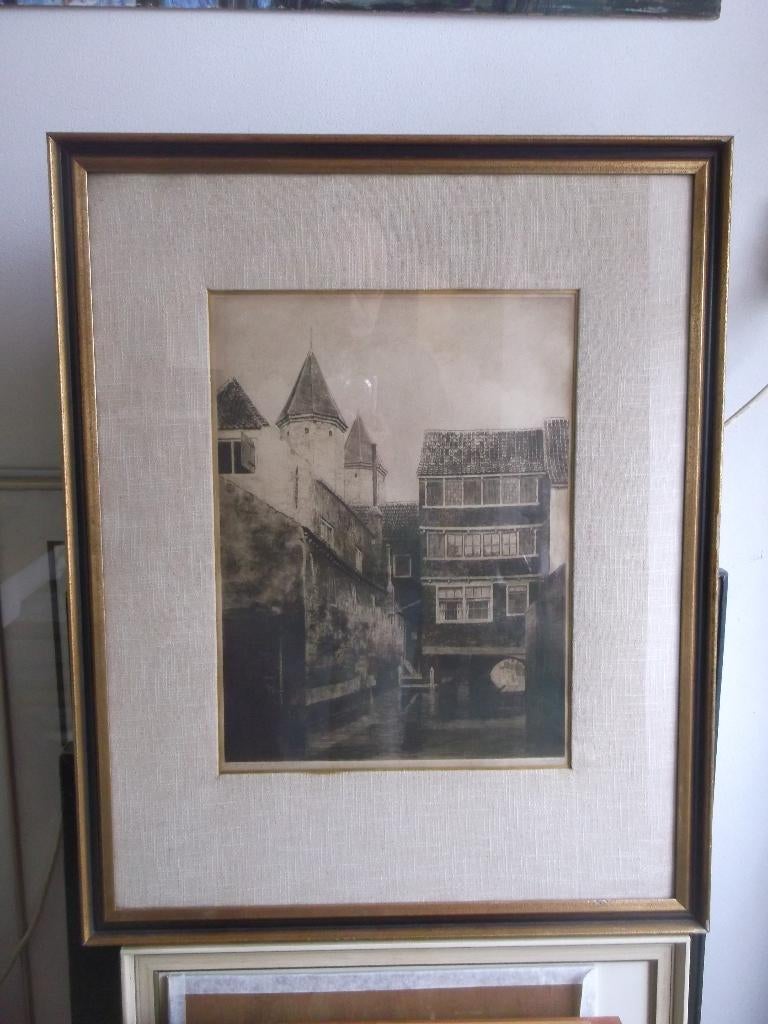 Ets van Dirk Harting ; Kamperbinnenpoort te Amersfoort, Ophalen
