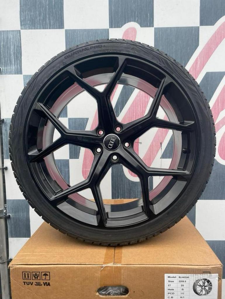 21 Audi velgen 5x112 A6 A7 A8 + vredestein All-season, Ophalen of Verzenden, Nieuw, 21 inch, Zomerbanden