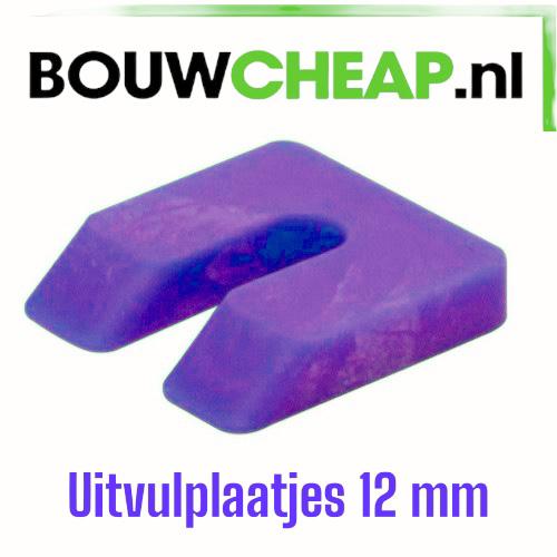 Uitvulplaatjes vanuit machine rechtstreeks naar klant