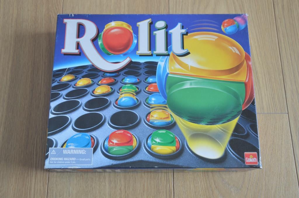 Rolit bordspel, vanaf 7 jaar, 2-4 spelers, compleet, Hobby en Vrije tijd, Gezelschapsspellen | Bordspellen, Gebruikt, Een of twee spelers