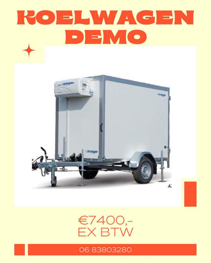 Te koop lease huur koelwagens meyer govi koeling voorraad, Ophalen, Zo goed als nieuw, Overige
