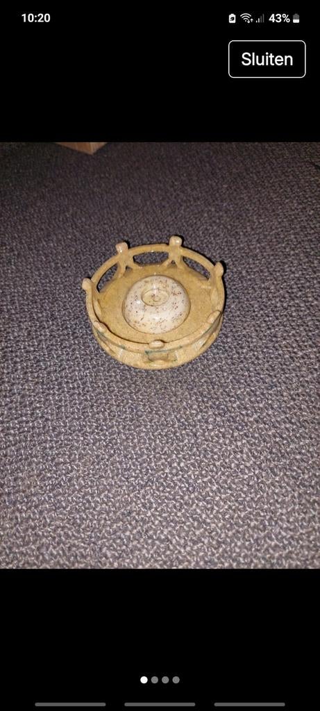 Wierrookhouder speksteen vriendenkring, Ophalen of Verzenden, Nieuw, Overige materialen, Minder dan 25 cm