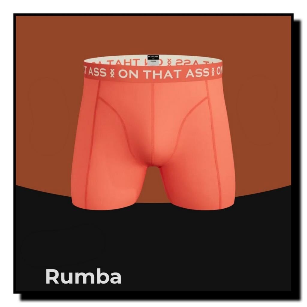 ON THAT ASS boxers maat M boxershort man nieuw Rumba borg, Verzenden, Rood, On that ass, Boxer