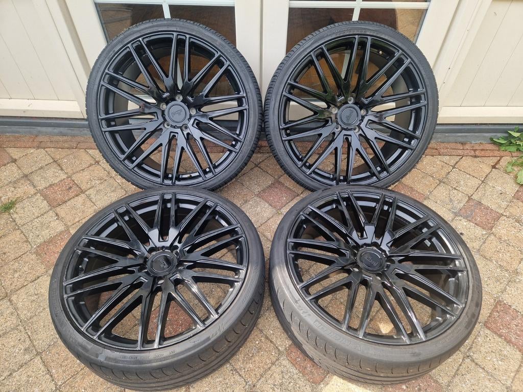 Niche Anzino velgen (met werk), 22 inch, 5x130, 9j/10,5j, Ophalen, BMW