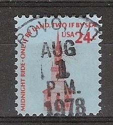 USA, Amerikaanse Democratie, nr. 4, 1975., Ophalen of Verzenden, Gestempeld, Noord-Amerika