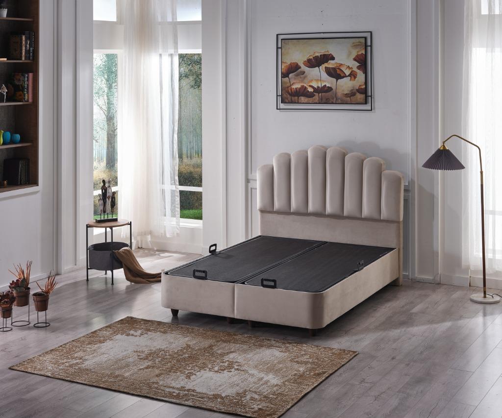 Boxspring Piramit 2 persoons 160 x 200, Ophalen, Zouavenstraat 6 Den bosch (let op geen bezoek adres), 200 cm, 160 cm