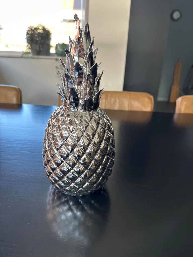 Pols Potten Ananas Zilver Decoratie, Ophalen of Verzenden, Zo goed als nieuw