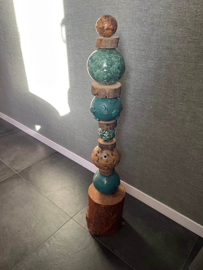 Handgemaakt , keramisch kunstwerk, Ophalen of Verzenden