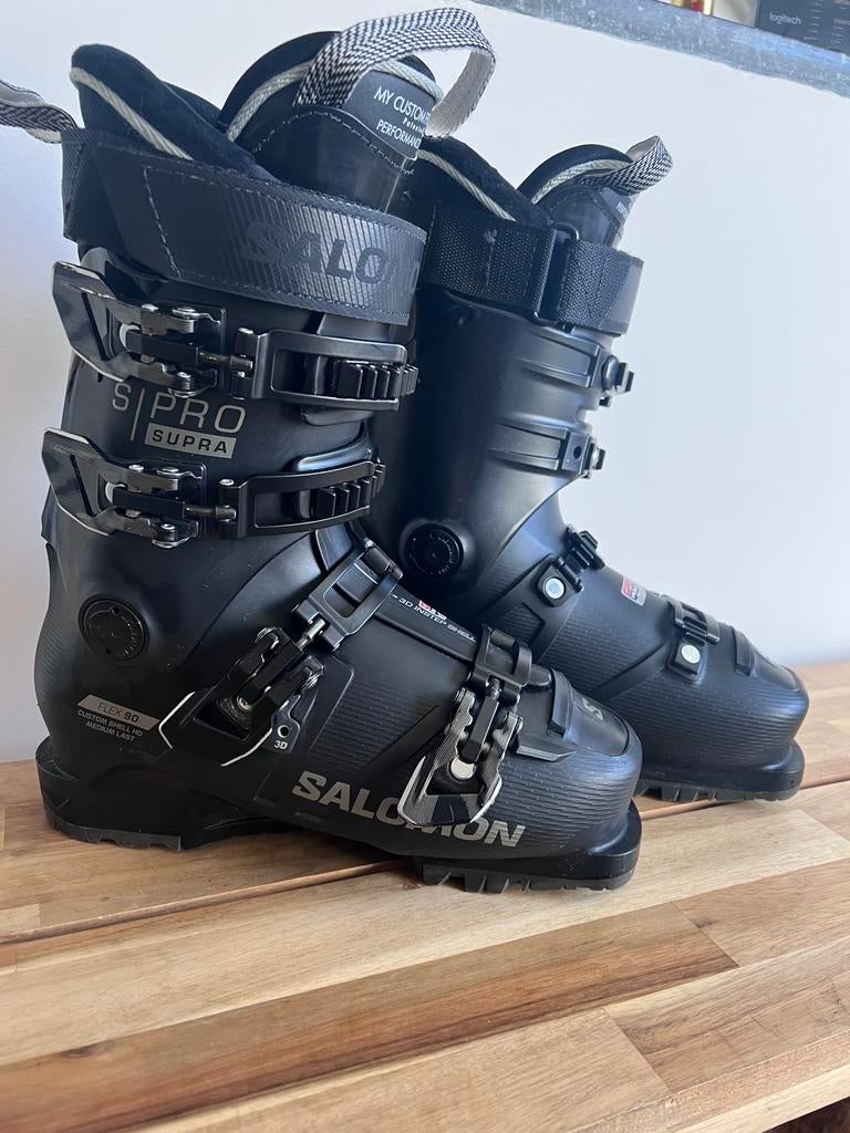 ZGAN Salomon S Pro Supra 90 MV 2025 skischoenen  maat 24,5, Sport en Fitness, Skiën en Langlaufen, 160 tot 180 cm, Schoenen, Zo goed als nieuw