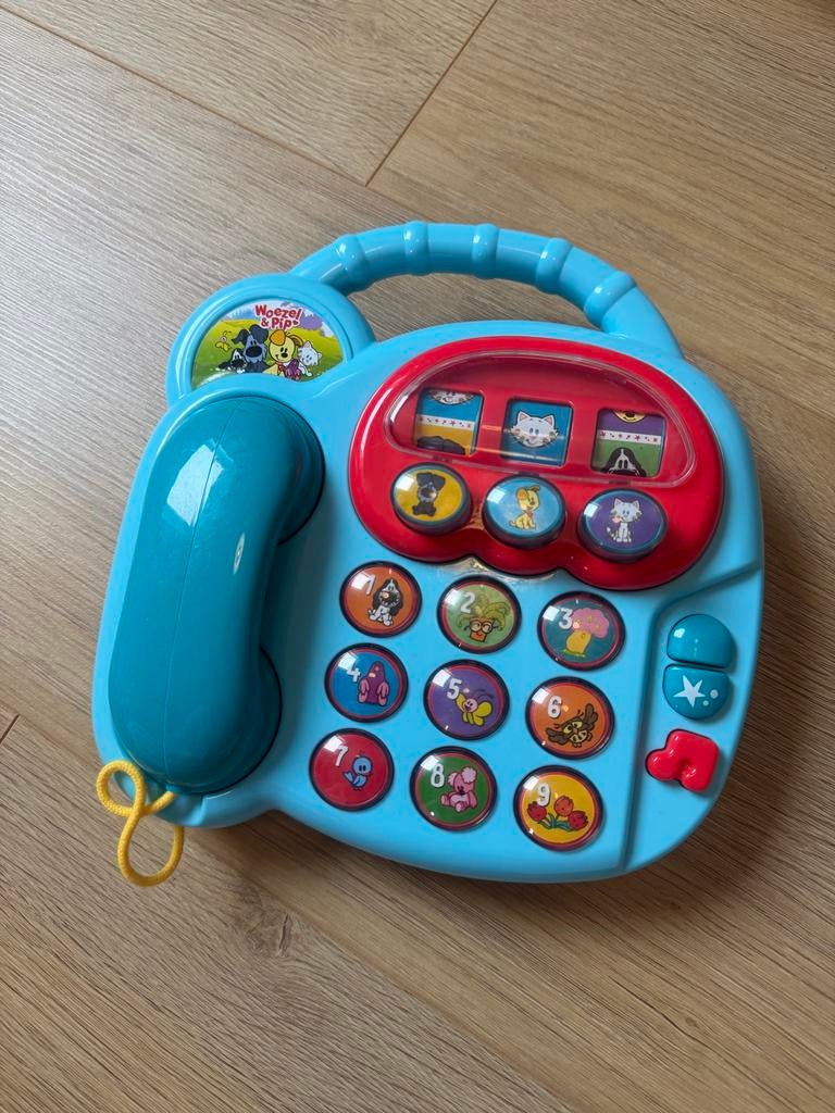 Woezel en Pip telefoon met geluid babyspeelgoed, Ophalen of Verzenden, Gebruikt, Overige typen, Met geluid