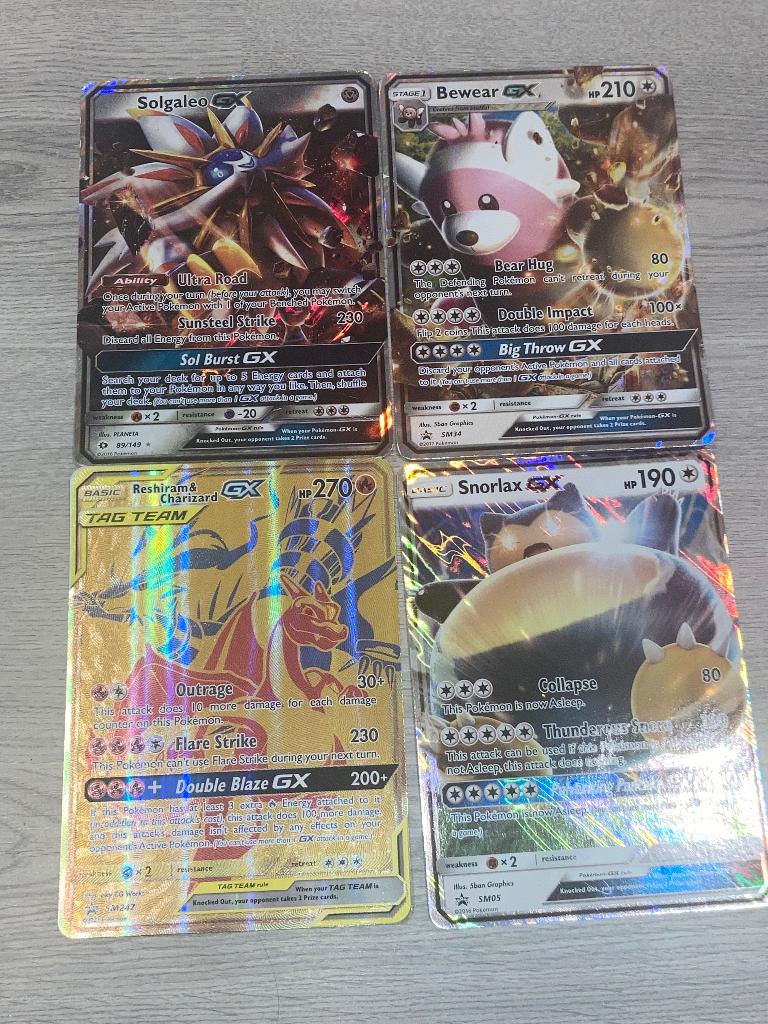 Pokémon grote GX kaarten te koop, Verzenden, Zo goed als nieuw, Meerdere kaarten