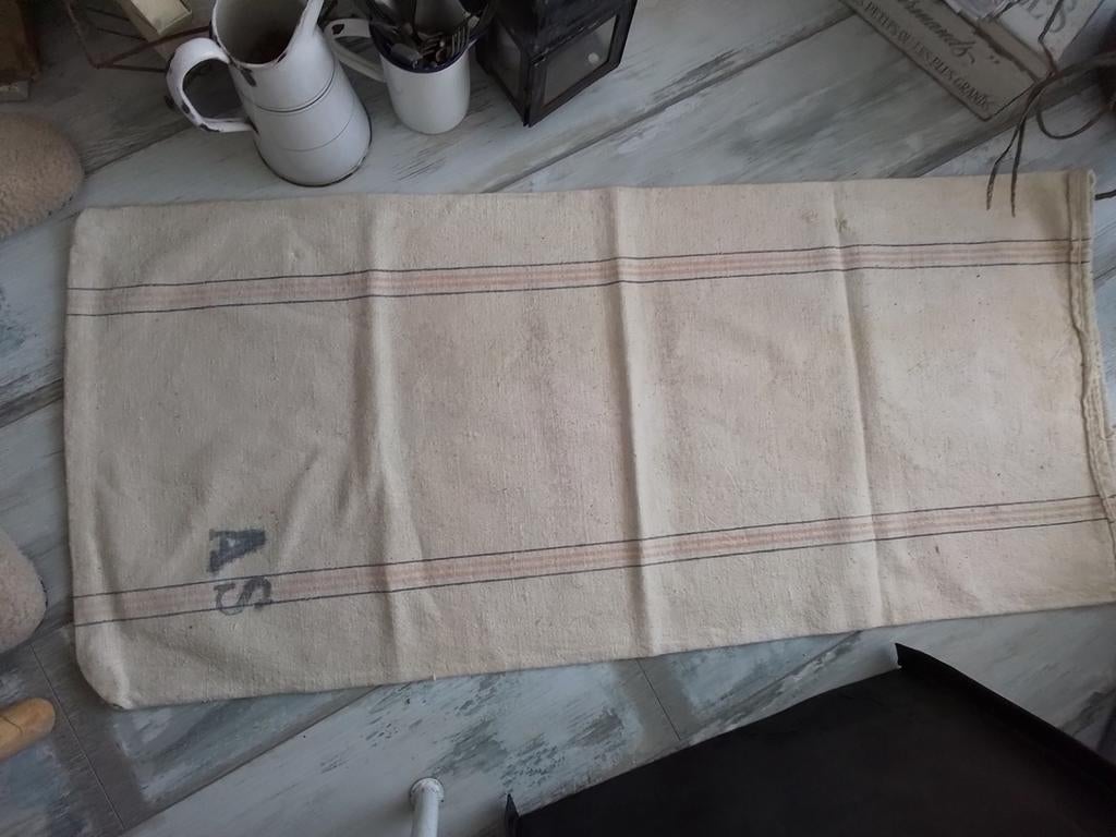 Oude graanzak, Antiek en Kunst, Curiosa en Brocante, Ophalen of Verzenden