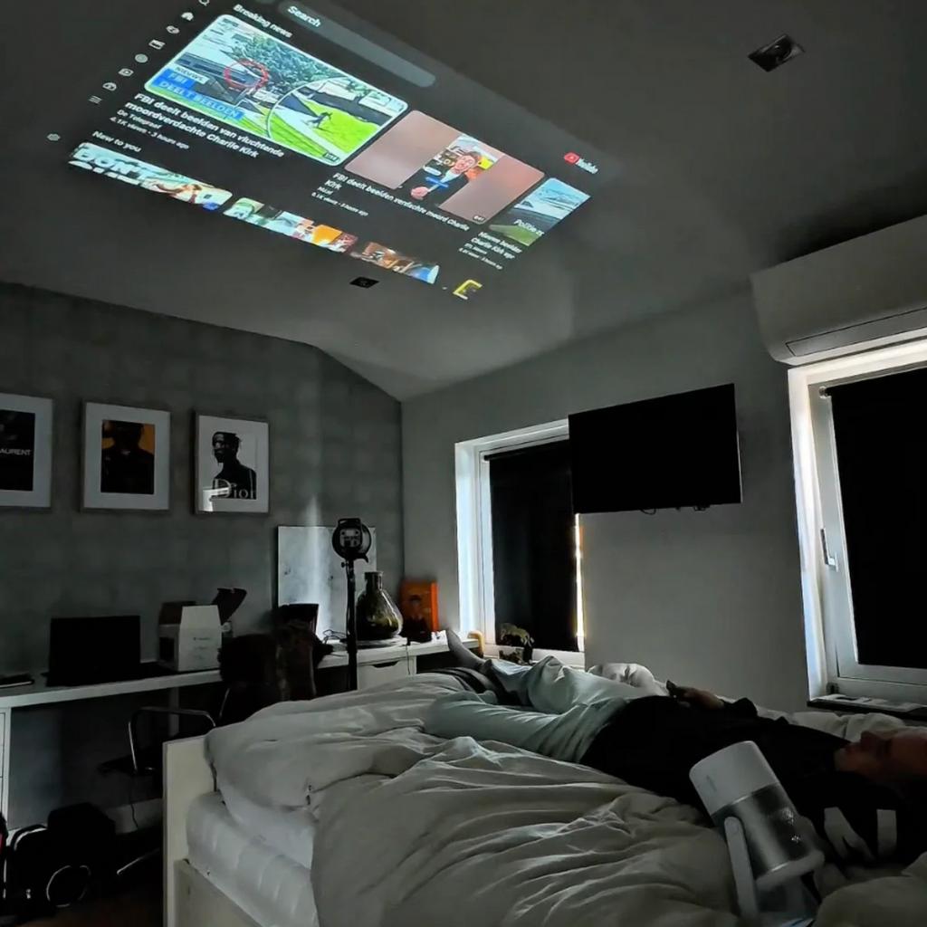 Beamer / Projector 1080P 4k | All-in Smart TV | 150 inch, Verzenden, Zo goed als nieuw, LED, Ultra HD (4K)