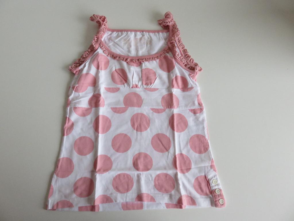 RFG Rags for girls topje, hemdje met stippen xl 164 wit roze, Meisje, Ophalen of Verzenden, Zo goed als nieuw, Rfg