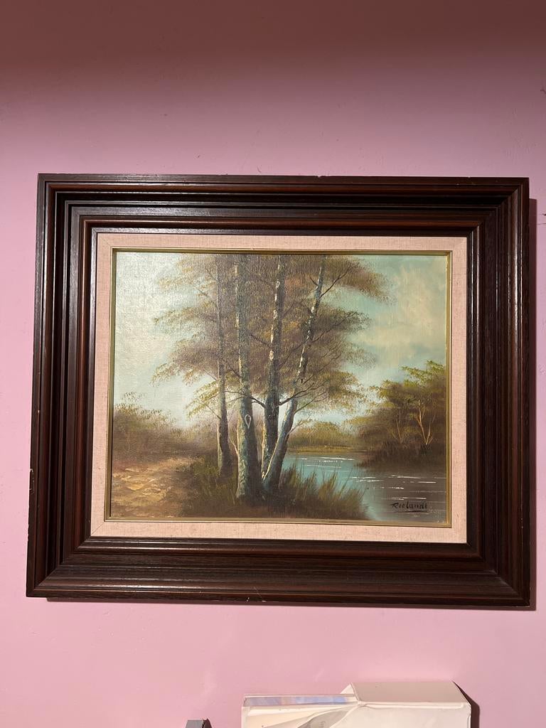 Schilderij van Roelandt - Landschap met bomen, Ophalen of Verzenden