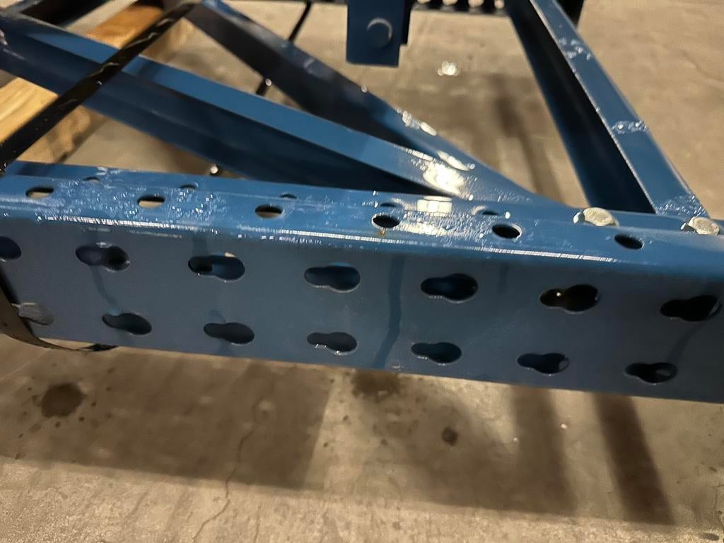 Polypal gebruikte palletstelling set l 400x90 l ligger 270, Zakelijke goederen, Kantoor en Winkelinrichting | Magazijn, Stelling en Opslag