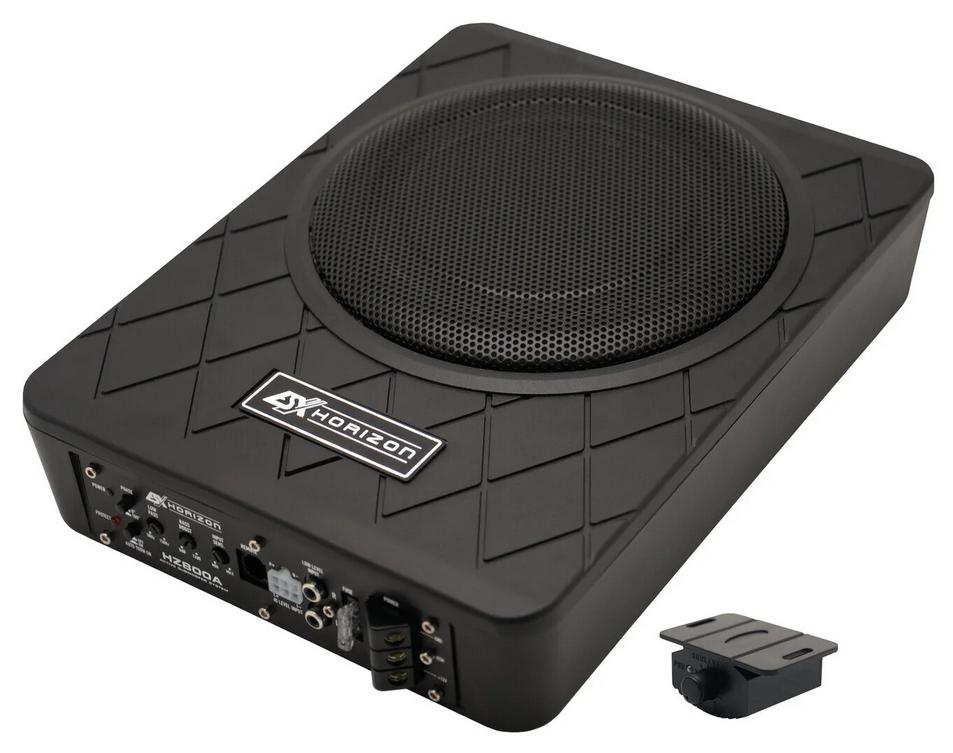 ESX Horizon HZ800A Active 8 inch underseat subwoofer, Auto diversen, Audio Design, Nieuw, Am Breilingsweg 3, 76709 Kronau, Duitsland