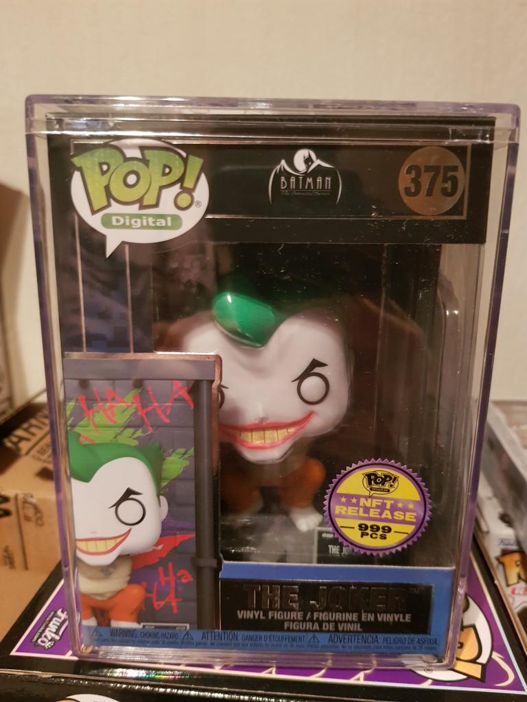 Funko Nft digital series Batman 85th Joker Grail, Ophalen of Verzenden, Nieuw