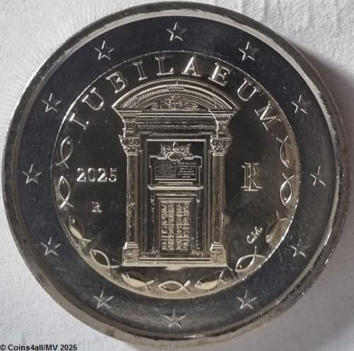 Italië 2 euro 2025: Heilig Jaar 2025, Proof, Ophalen of Verzenden, Italië, 2 euro, Setje