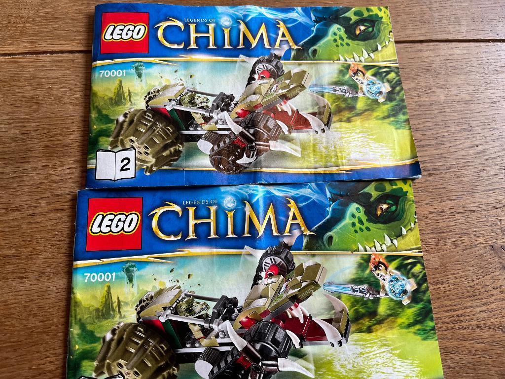 Lego CHIMA Crawleys Claw Ripper 2013 70001 geheel gecheckt, Ophalen of Verzenden, Zo goed als nieuw, Complete set, Lego