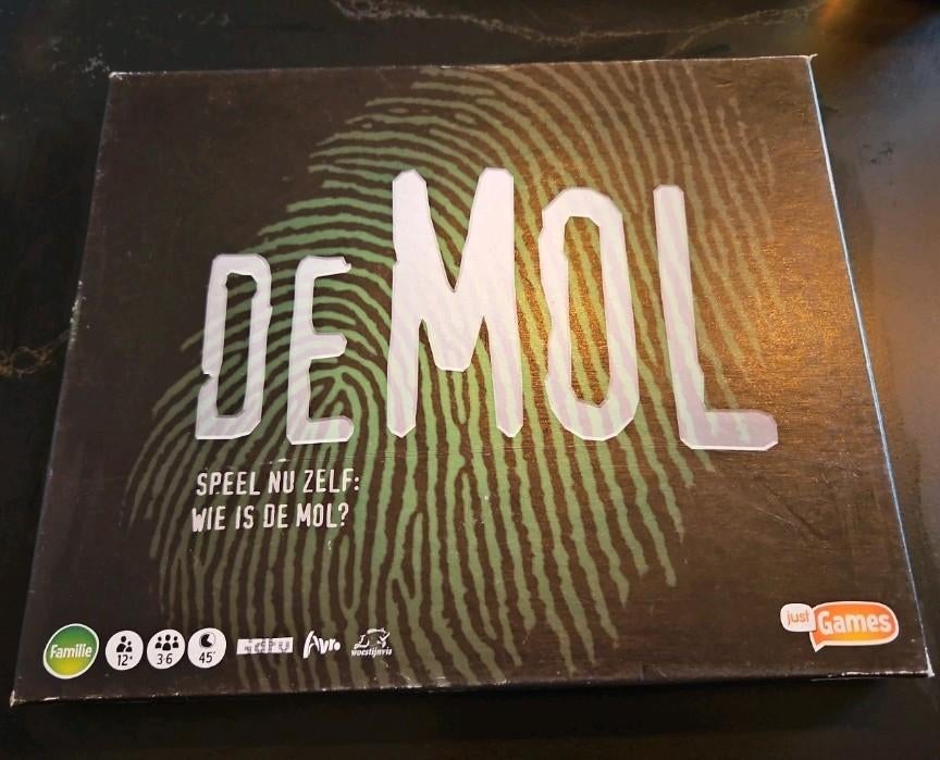 De Mol - Wie is de Mol? Bordspel, Vijf spelers of meer, Ophalen of Verzenden, Reisspel, Gebruikt