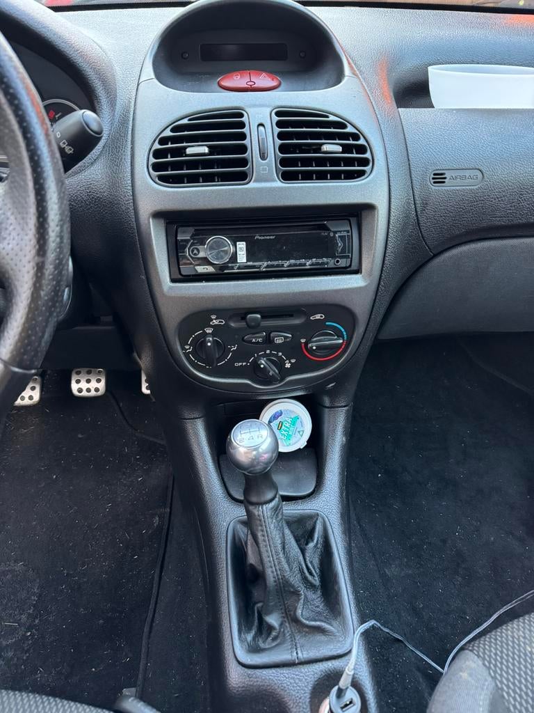 Peugeot 206 1.4 3D 2007 Zwart, Ophalen of Verzenden