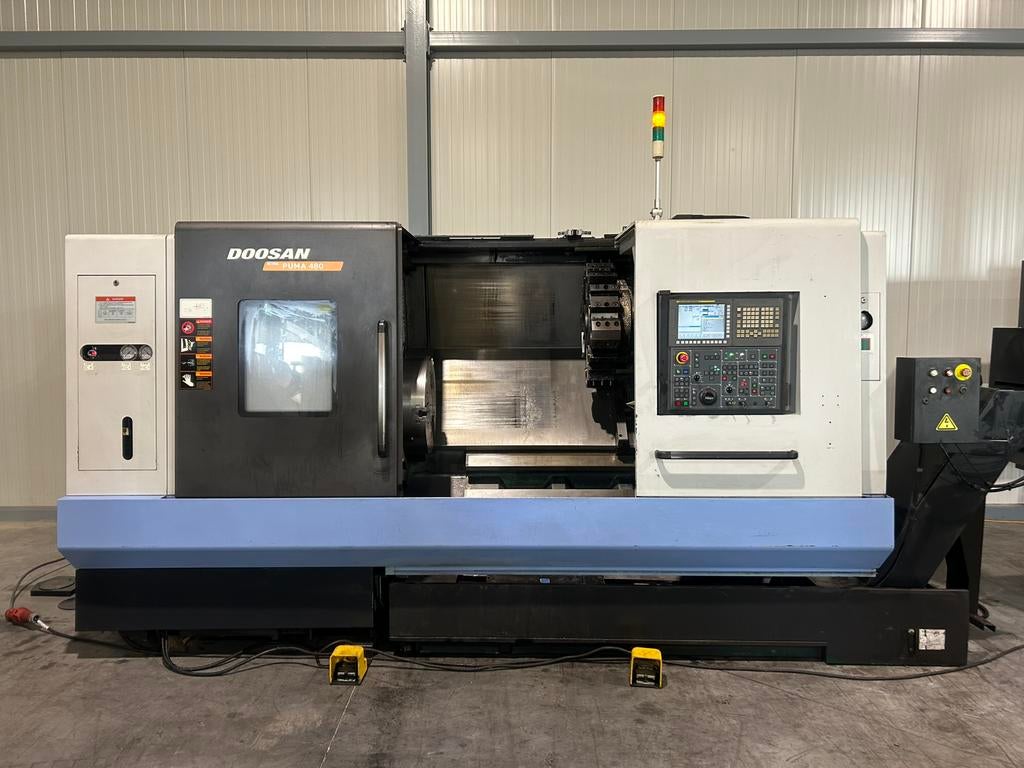 Doosan Puma 480 CNC Draaibank, Doe-het-zelf en Verbouw, Draaibanken, Ophalen, 500 tot 1000 mm, Zo goed als nieuw, Metaaldraaibank