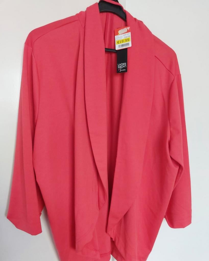 Roze vest/jasje wibra maat 50, Ophalen of Verzenden, Nieuw, Maat 46/48 (XL) of groter, Roze