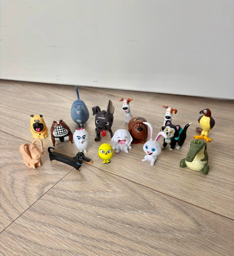 Huisdiergeheimen - poppetjes, Verzamelen, Poppetjes en Figuurtjes, Ophalen of Verzenden, Zo goed als nieuw