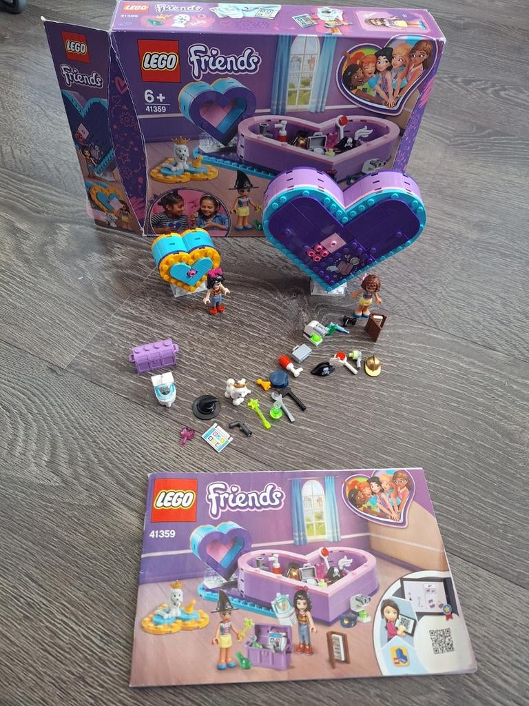 LEGO Friends 41359 Hartvormige Dozen Vriendschapspakket, Ophalen of Verzenden, Zo goed als nieuw, Complete set, Lego