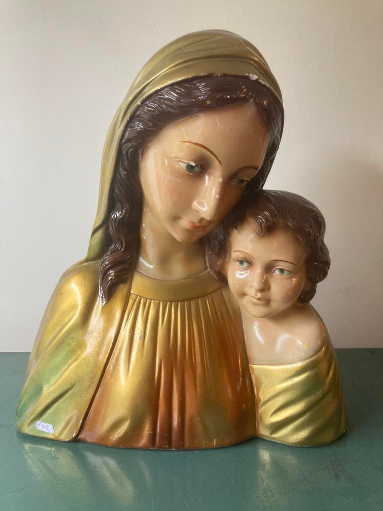 Buste Maria en Jezus, Ophalen of Verzenden
